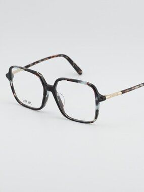 DIOR MINI CD O S2F 2800 Eyeglasses Havana 53mm Square Frame